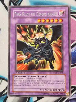 YUGIOH Dark Blade the Dragon Knight RDS-EN035 Rare 1st Edition - Image 1