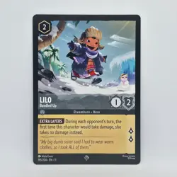 Lilo Bundled up 195/204 Disney Lorcana Winterspell (NON FOIL) - Image 1