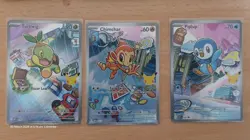 Pokemon First Partner Illustration Collection Promos Mint Set (9x Cards) - Image 4