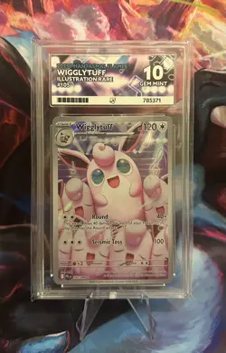 Pokemon TCG Phantasmal Flames Wigglytuff 105/094 Illustration Rare ACE Mint 10 - Image 1