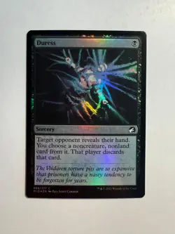 Duress 98 MTG Innistrad: Midnight Hunt Foil - Image 1