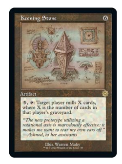 Keening Stone (Schematic) The Brothers' War MTG - Image 1