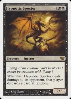 9th Edition MTG 1 Hypnotic Specter Magic - Image 1