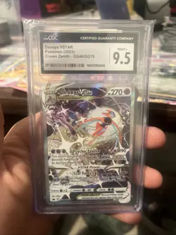 CGC 9.5 Deoxys VSTAR 2023 Crown Zenith GG46/GG70 Galarian Gallery Pokemon Card - Image 1