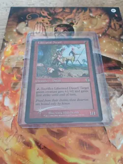 Liberated Dwarf Judgment Foil 95/143 MTG Magic The Gathering MINT Bright - Image 1