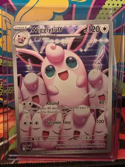 Wigglytuff 105/094 Illustration Rare Phantasmal Flames ME2 Pokemon TCG Near Mint - Image 1