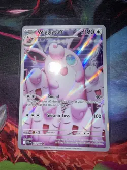 Pokemon TCG Wigglytuff 105/094 Illustration Rare – Phantasmal Flames – Near Mint - Image 1