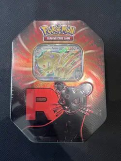 Pokemon TCG: Team Rocket Tin – Persian ex - Sealed - Image 1