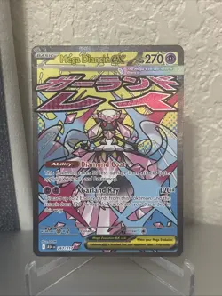 Pokemon TCG Mega Diancie EX 267/217 Ascended Heroes Mega Attack Rare NM - Image 1