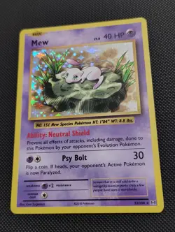 Pokemon TCG Mew 53/108 XY: Evolutions Reverse Holo 2016 - Image 1
