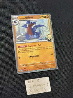 Pokemon Destined Rivals - Cynthia’s Gabite - 103/182 - COSMOS Holo PROMO - M/NM - Image 3