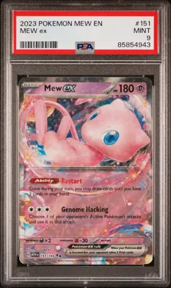 2023 Pokemon 151 MEW EN 151 Mew EX - PSA 9 - Image 1