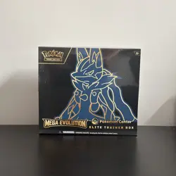 Pokemon Center Mega Evolutions Lucario Elite Trainer Box New & Sealed - Image 1