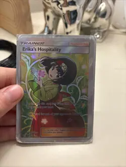 Japanese Pokemon Erika's Hospitality 107/095 Full Art SR SM9 Tag Bolt - Image 1