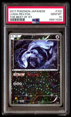 PSA 10 Gem Mint Lugia 102/171 The Best of XY Reverse 2017 Japanese Graded Card - Image 1