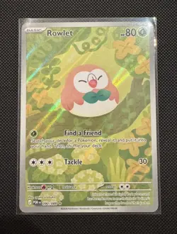 Pokemon TCG Perfect Order Rowlet 090/088 Illustration Rare Near Mint - Image 1