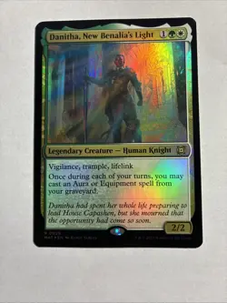 Danitha, New Benalia's Light - March of the Machine Foil MTG Plus Bonus Card!!! - Image 1