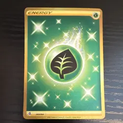 Pokemon Grass Energy 283/264 Swsh08: Fusion Strike Secret Rare Holo Card - Image 1