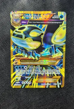Pokemon TCG Ancient Origins Primal Kyogre EX Full Art Card 96/98 LP - Image 1