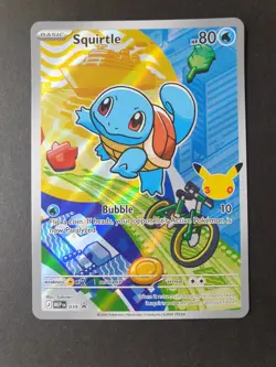 Squirle MEP 039 First Partner 30th Anniversary PROMO Pokemon Card | NEAR MINT - Image 1