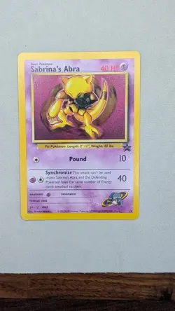 Pokemon Sabrina's Abra 19/53 WOTC Promo Regular 2000 English - Image 1