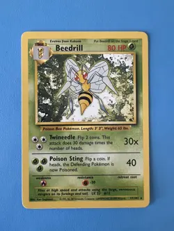 Beedrill #17/102 - Pokemon TCG Base Set - Image 1