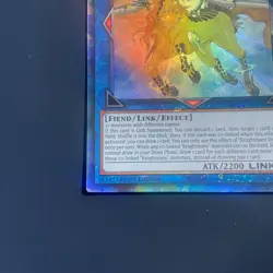 Knightmare Unicorn RA01-EN043 Quarter Century Secret Rare NM 1st Ed Yugioh - Image 3