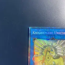 Knightmare Unicorn RA01-EN043 Quarter Century Secret Rare NM 1st Ed Yugioh - Image 5