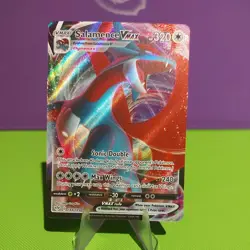 Pokemon TCG Salamence VMAX Darkness Ablaze 144/189 Full Art Holo Rare NM - Image 1