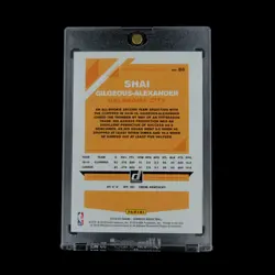Shai Gilgeous-Alexander - 2019-20 NBA Donruss Green Flood Holo Parallel SP #86 - Image 2