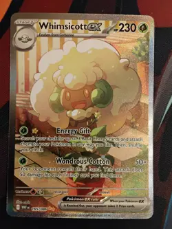 Whimsicott ex Special Illustration Rare 165/086 Pokemon White Flare - Image 1
