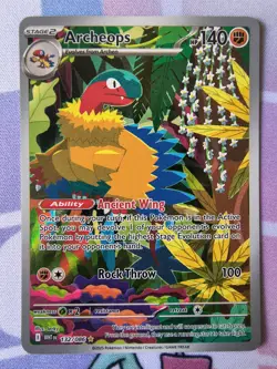 Pokemon Card TCG - Archeops - 132/086 - Illustration Rare - White Flare - Image 1