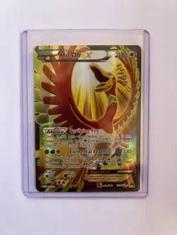 Pokemon TCG Ho-Oh EX Full Art 121/122 Rare Ultra XY Breakpoint Holo Card 2016 - Image 1
