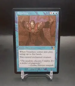 Custom Game Card-Treachery-LP Condition - Image 1