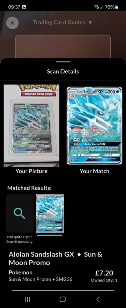 Pokemon TCG Alolan Sandslash GX SM236 Sun & Moon Promo Near Mint - Image 4