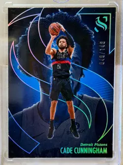 Cade Cunningham 2024-25 Panini Silhouette Holo Silver /159 #50 - Image 1