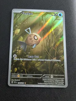 Feebas Surging Sparks Full Art Illustration Rare Card 198/191 - Image 1