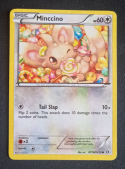 Pokemon TCG Minccino Legendary Treasures Rc18/Rc25 Common NM - Image 1