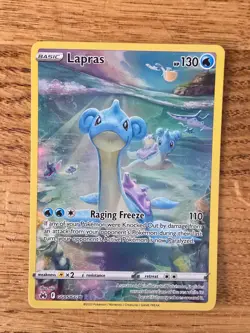 Pokemon TCG: Lapras GG05/GG70 Crown Zenith: Galarian Gallery NM Pack Fresh - Image 1