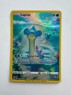 Pokemon TCG Lapras GG05/GG70 Crown Zenith Galarian Gallery Holo L@@K! - Image 1