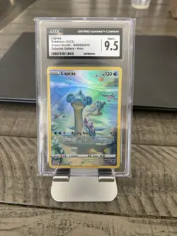 Pokemon TCG Lapras Crown Zenith: Galarian Gallery GG05/GG70 CGC 9.5 Mint - Image 1
