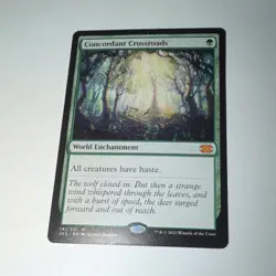 Magic: The Gathering Concordant Crossroads Double Masters 2022 Green Mythic - Image 1