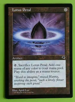 MTG LOTUS PETAL x1, Tempest. Excellent. Commander, Vintage - Image 1