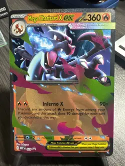Pokemon Mega-Charizard-EX Holo Rare TCG Card 13/94 - Image 1