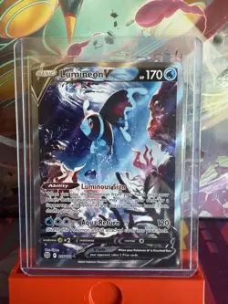Pokemon TCG Lumineon V Sword & Shield Mfg: Brilliant Stars 156/172 Holo Ultra... - Image 1