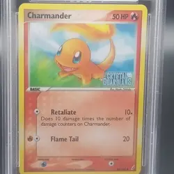 2006 Pokemon Ex Crystal Guardians Reverse Holo Charmander 48/100 - PSA 8 NM-MT - Image 2