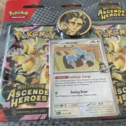 Brand New and Sealed Pokemon Ascended Heroes Larry’s Komala 2 Pack Blister - Image 3