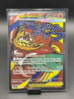 Mega Hawlucha ex 268/217 - Pokemon TCG - Ascended Heroes Mega Attack Rare Holo - Image 1