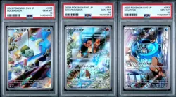 PSA 10 Bulbasaur Squirtle & Charmander /049 AR Special Set SEQUENTIAL Pokemon JP - Image 1