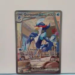 Pokemon Quaquaval EX 260/193 SV02 Paldea Evolved Special Illustration Holo HP 3… - Image 1